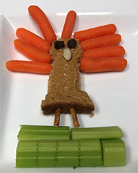 Peanut Butter Turkey | kids teaching kids